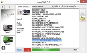 Klares EasyDNC-Fenster