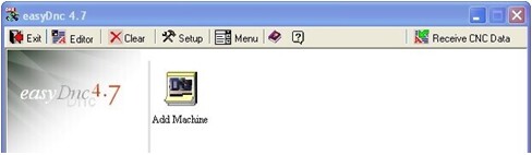 Initial setup window