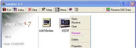 Renaming the machine configuration