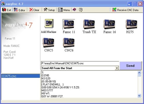 File appearing in send buffer window