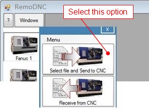 CNC Gönderim Menüsü